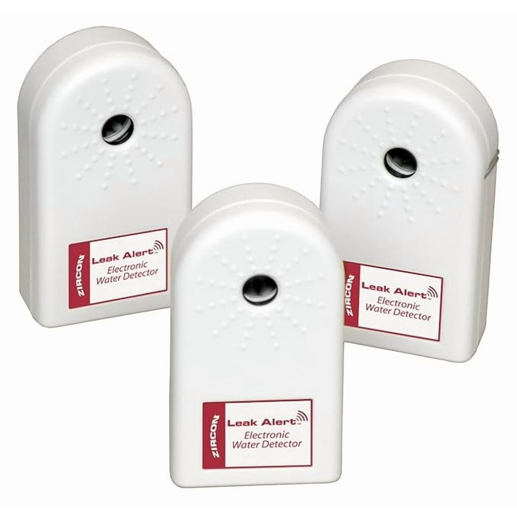 Zircon Leak Alert Electronic Water Detector — 3 Pack, Battery-Powered, Model# 73465